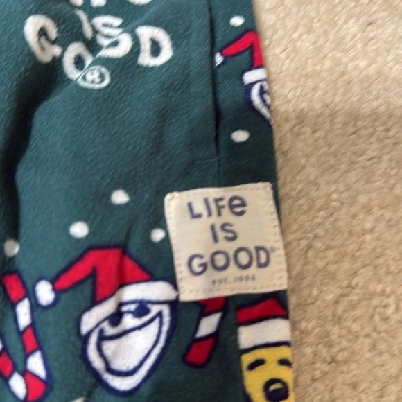 Life is Good pajama pants. Like new. - Picture 2 of 2